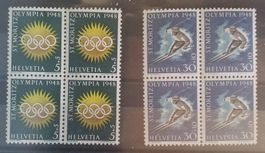 4179) W25x, 28x, Olympische Spiele postfrisch VB Kt. 140.-