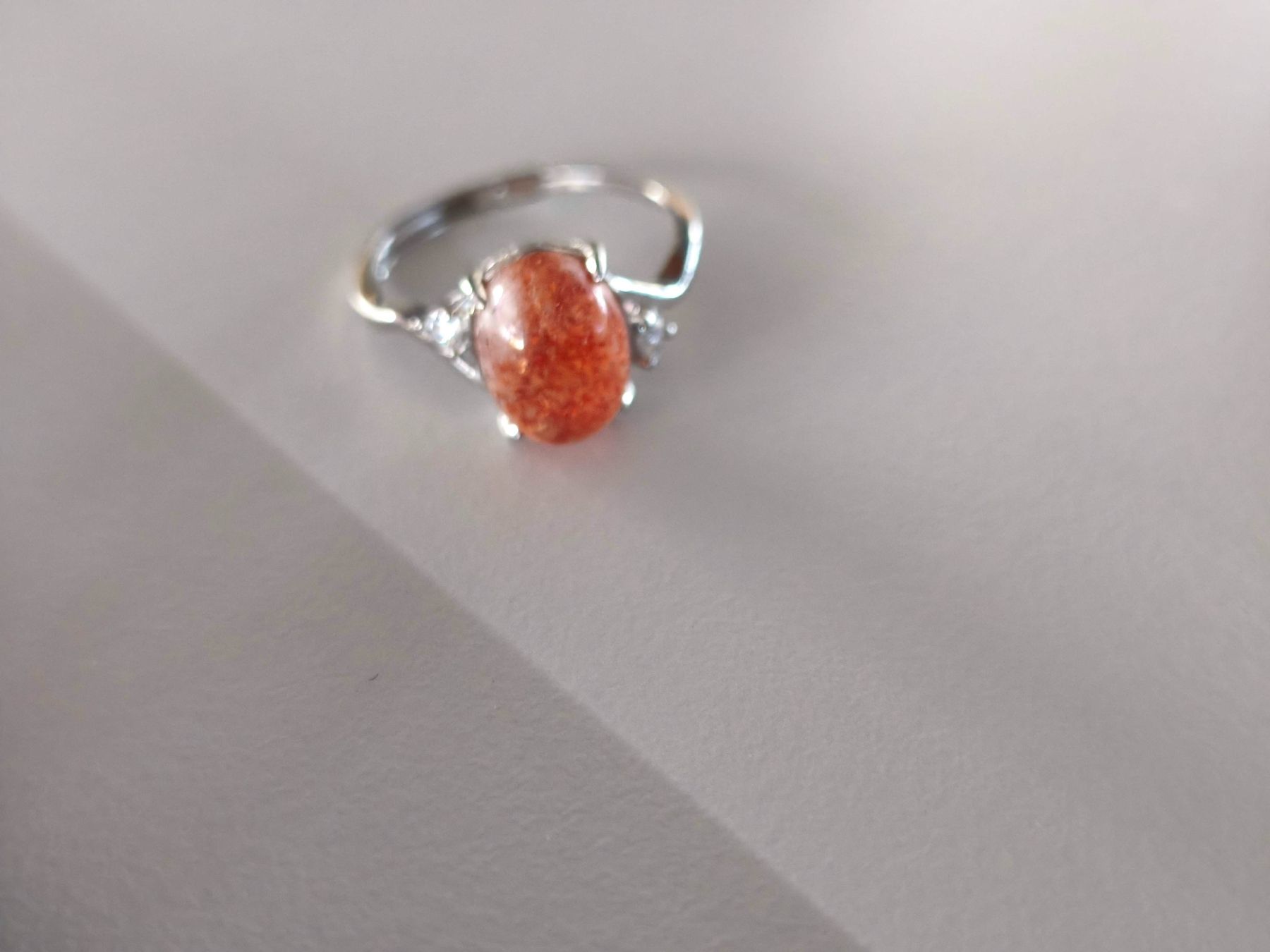 Ringe: Wunderschöner Sonnenstein Ring, Silber 925 verstellbar – Gebraucht aus St. Gallen von GIULESGG 4