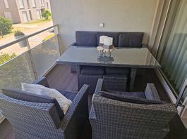 Gartenlounge - Rattan-Lounge mit Tisch & Sesseln Viplounge
