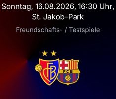 FC Basel - FC Barcelona: 2 Tickets Sektor D5 Balkon