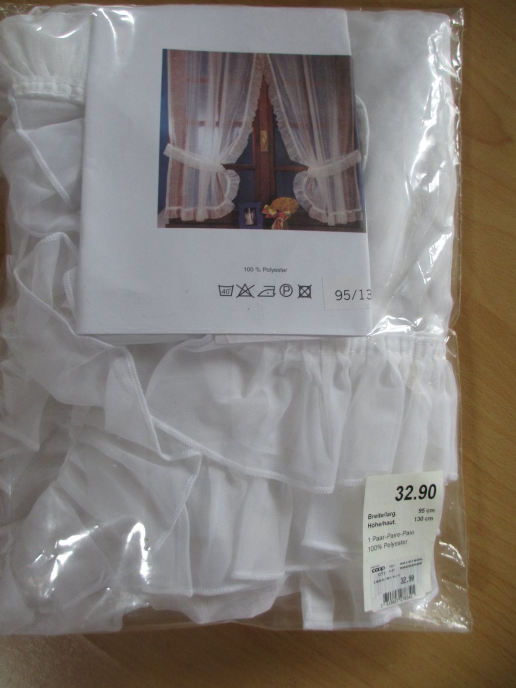 Vorhänge: Vorhang, weiss,  95x130cm – Neu (gemäss Beschreibung) aus Herisau von fan_h9qj 1