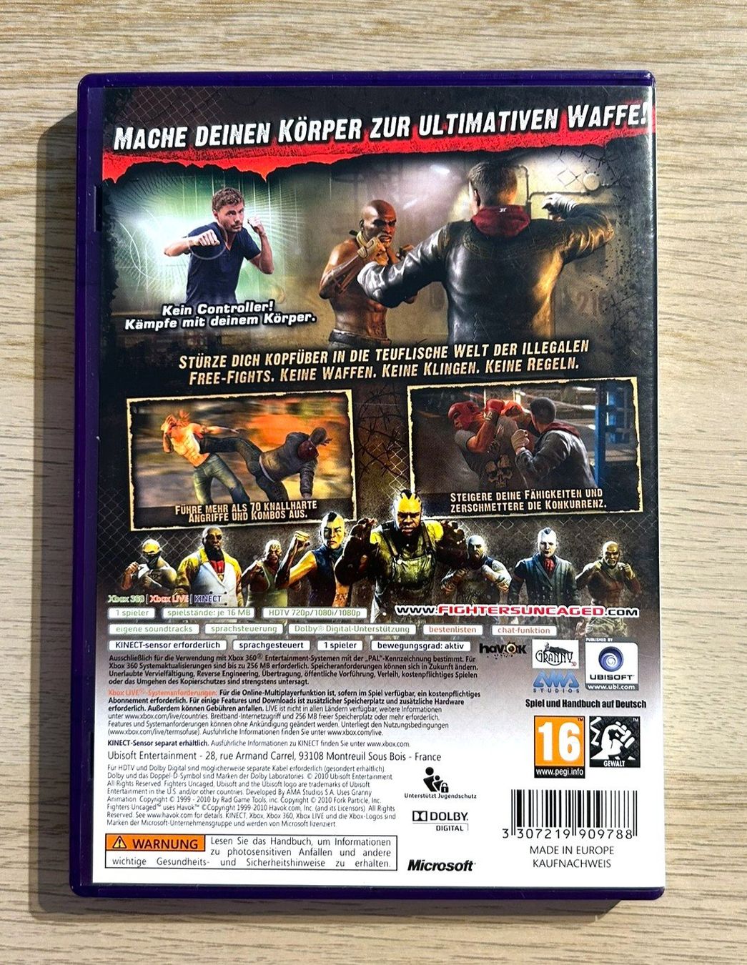 Microsoft Giochi: Fighters Uncaged Xbox 360 – Usato da St. Gallen venduto da Alpine.Arcade 1