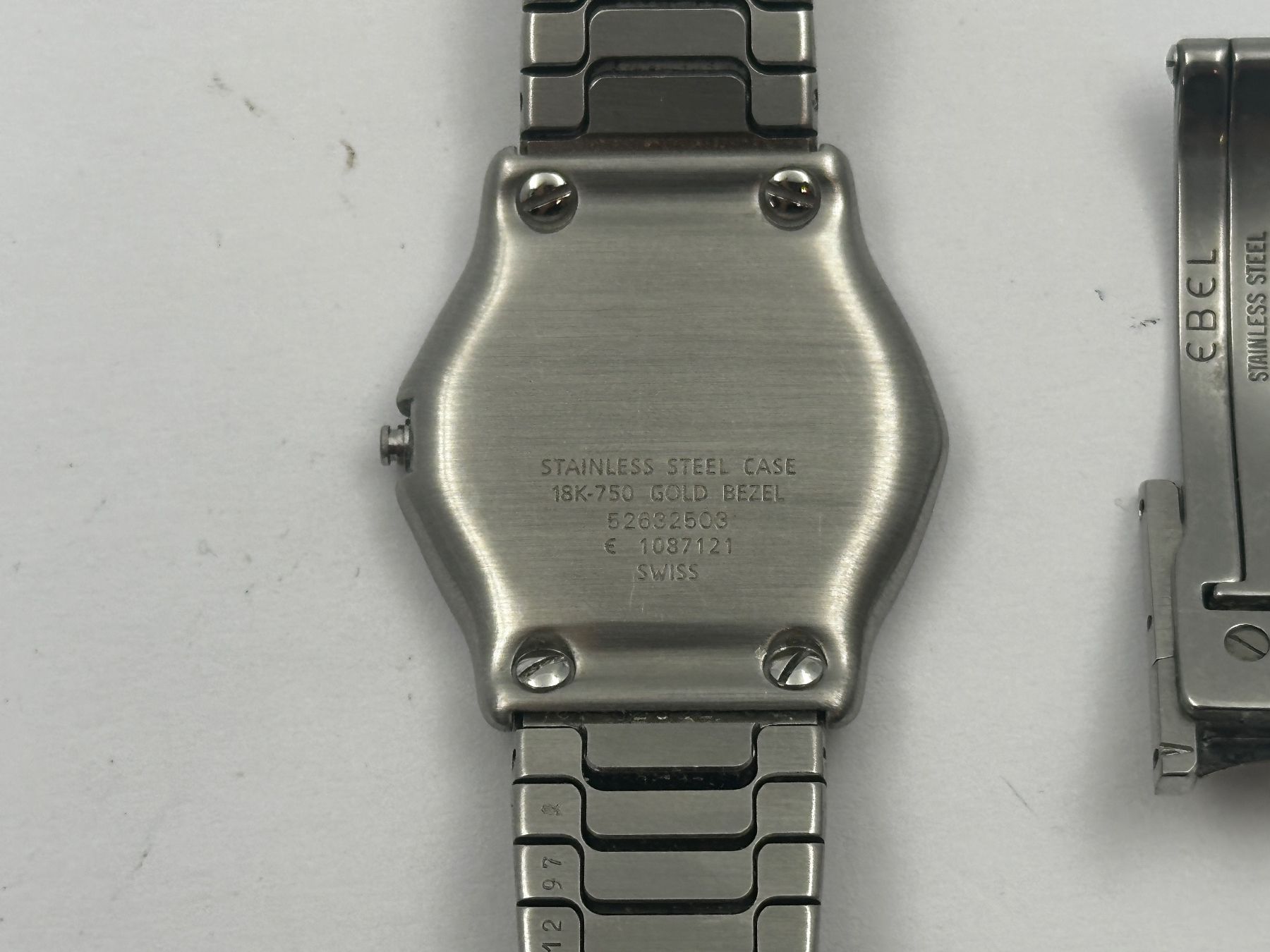 Ebel Orologi: Ebel Sport Classic Wave Gehäuse mit Band ref: 1087121 – Usato da Brüttisellen venduto da AlphaOmega05 2