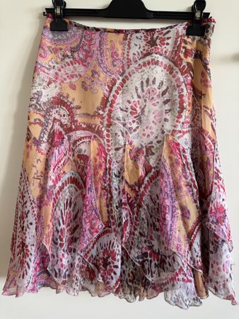 Jupe Marella en soie, taille 34/36, parfait pour l'été!
