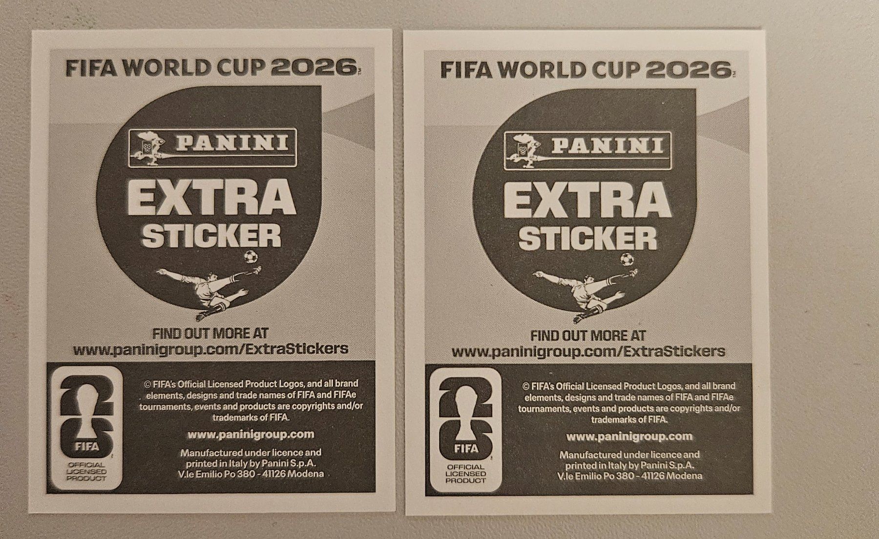 Panini Carte collezionabili: Panini Wm 2026 - Extra Sticker Valverde / Caicedo – Usato da Fahrweid venduto da TR52 1