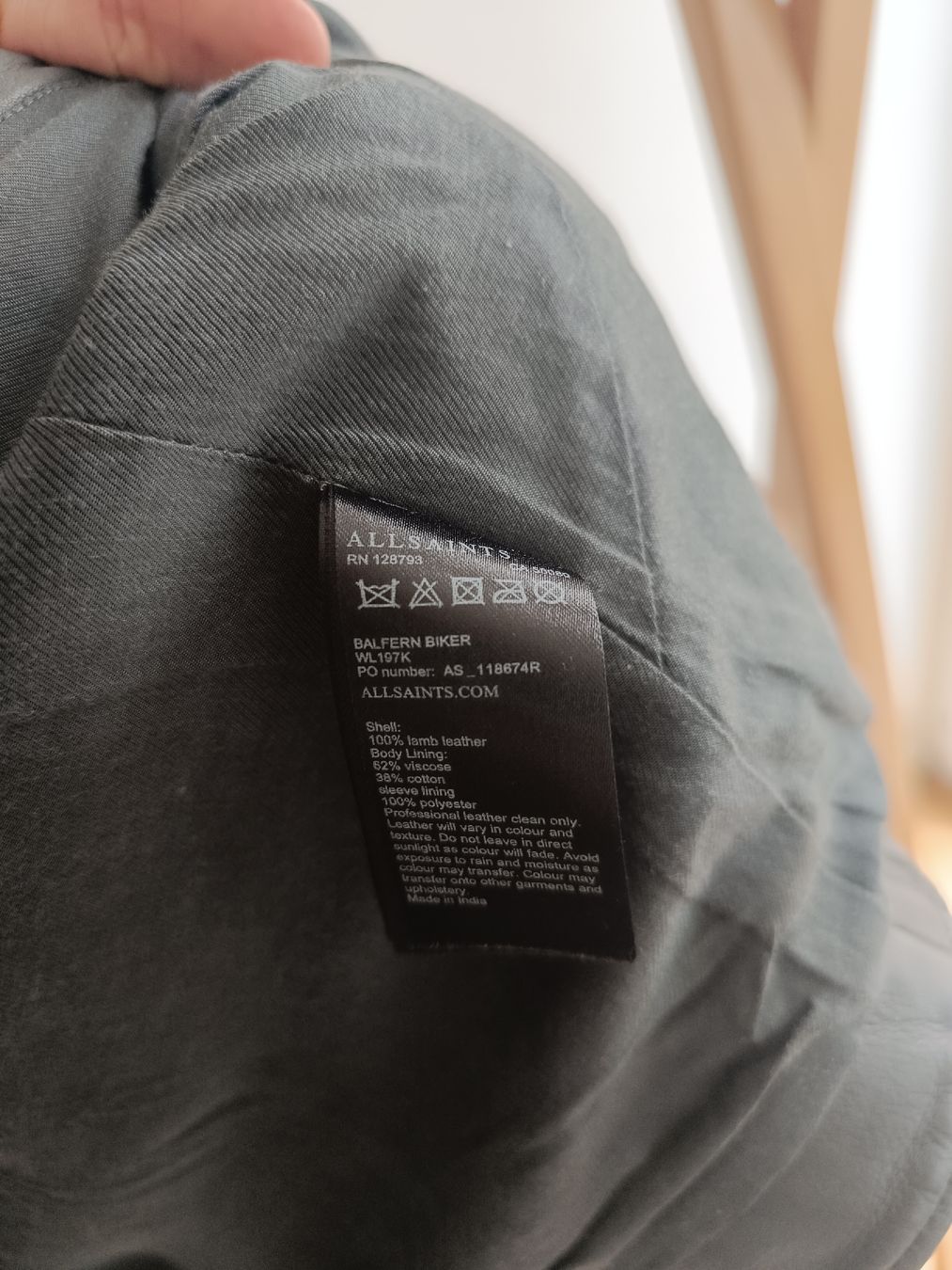 Allsaints Giacche: Allsaints Biker Lederjacke – Usato da Basel venduto da froehlicherVagabund 2
