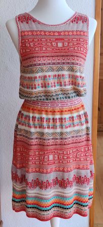 IVKO Kleid NEU 38/40 Baumwolle/Leinen AA 45-52 Länge 106 cm