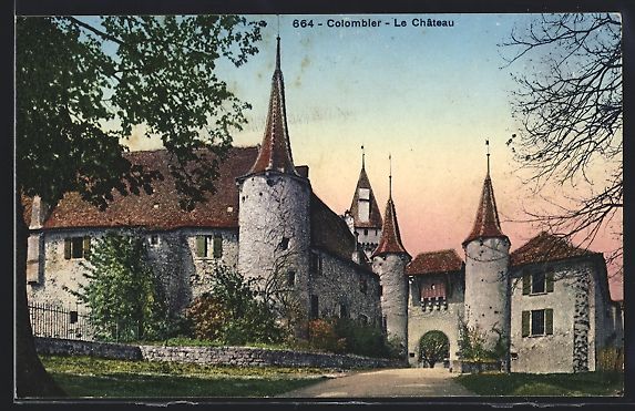 Ansichtskarten: AK Colombier /NE, Le Chateau – Gebraucht aus Berlin von bartko-reher