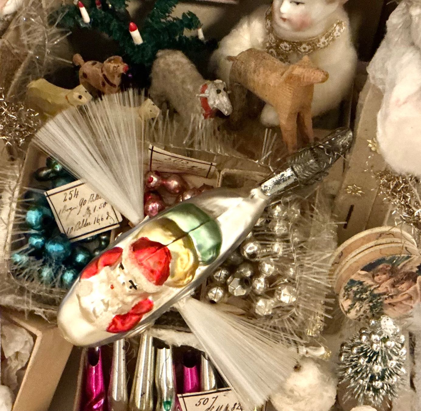 Toutes les décorations: WEIHNACHTSMANN MKOMMT MIT FLUGZEUG – D'occasion à Zell LU par Silvermemory 1