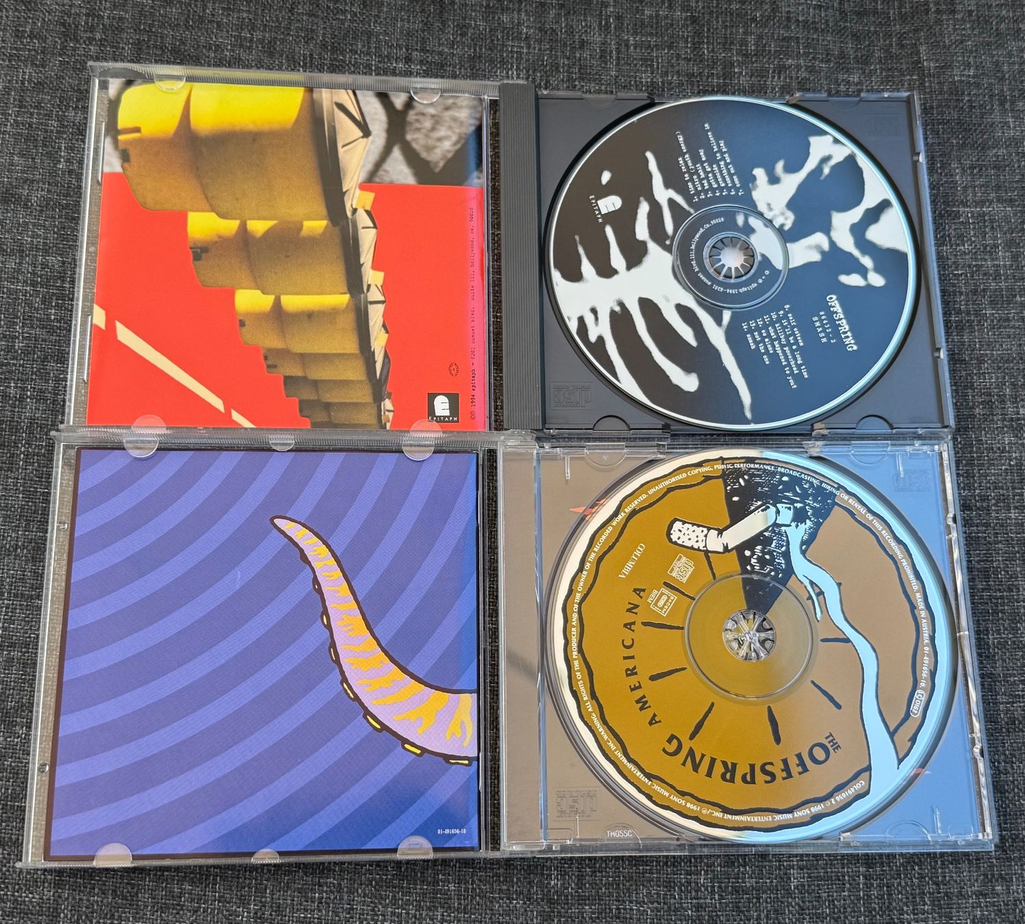 CD: Lot de 2 CD Offspring - Americana et Smash – Usato da Denges venduto da peumens 2