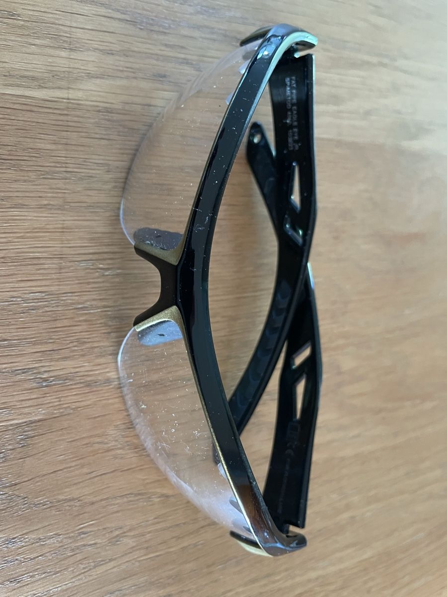 Occhiali & Lenti: Schutzbrille Fat Pipe Junior schwarz transparent – Usato da Zimmerwald venduto da Goldhandy