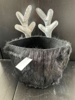 Hirsch/Geschenktaschen mit Kunstfell/Neu/OVP/Schwarz