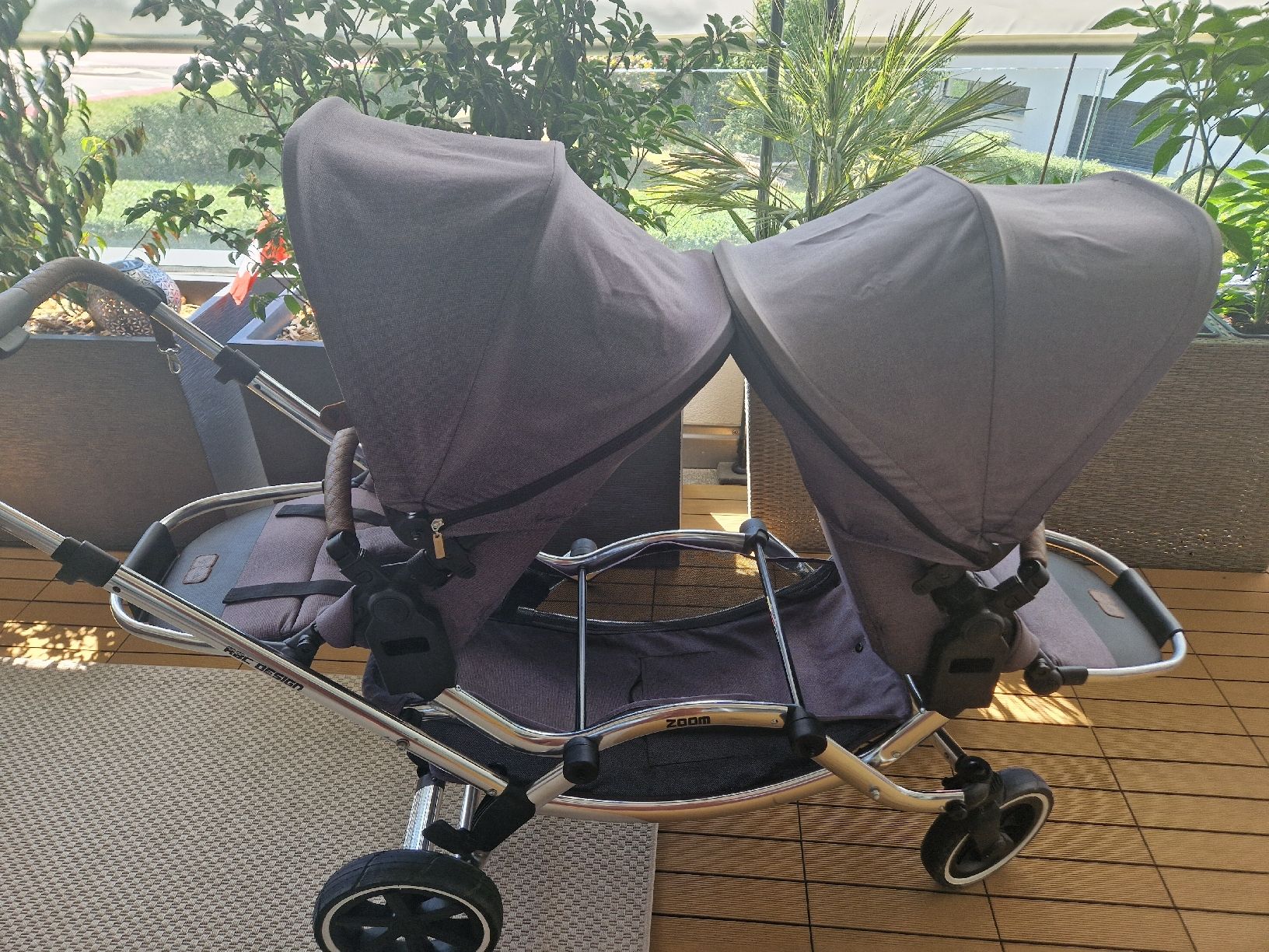 ABC Design Carrozzine: ABC-Geschwisterwagen mit Lufträdern – Usato da Hägglingen venduto da Kapgirl 3