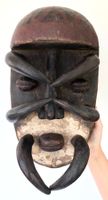 mächtige alte Guere Maske Elfenbeinküste Höhe 40 cm