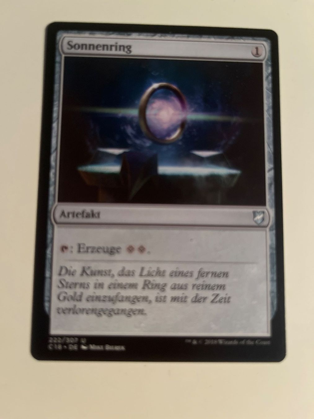 Magic The Gathering Cartes à collectionner: 1 x Sonnenring - Magic: The Gathering - MtG – D'occasion à Kriens par Shadi1980