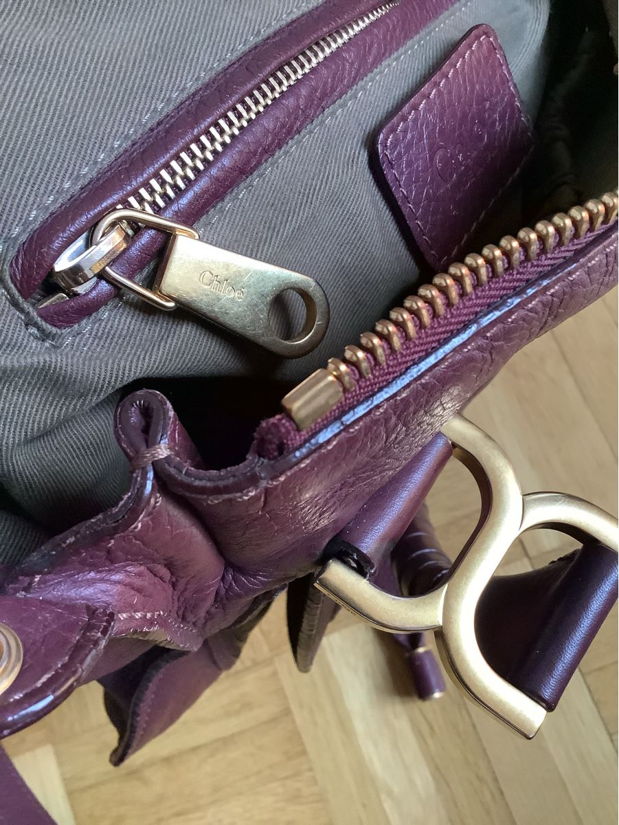 Chloé Taschen für Damen: Chloé Marcie Medium genarbtes Leder mit Umhängebändel – Gebraucht aus Stäfa von loveforeverlove 3