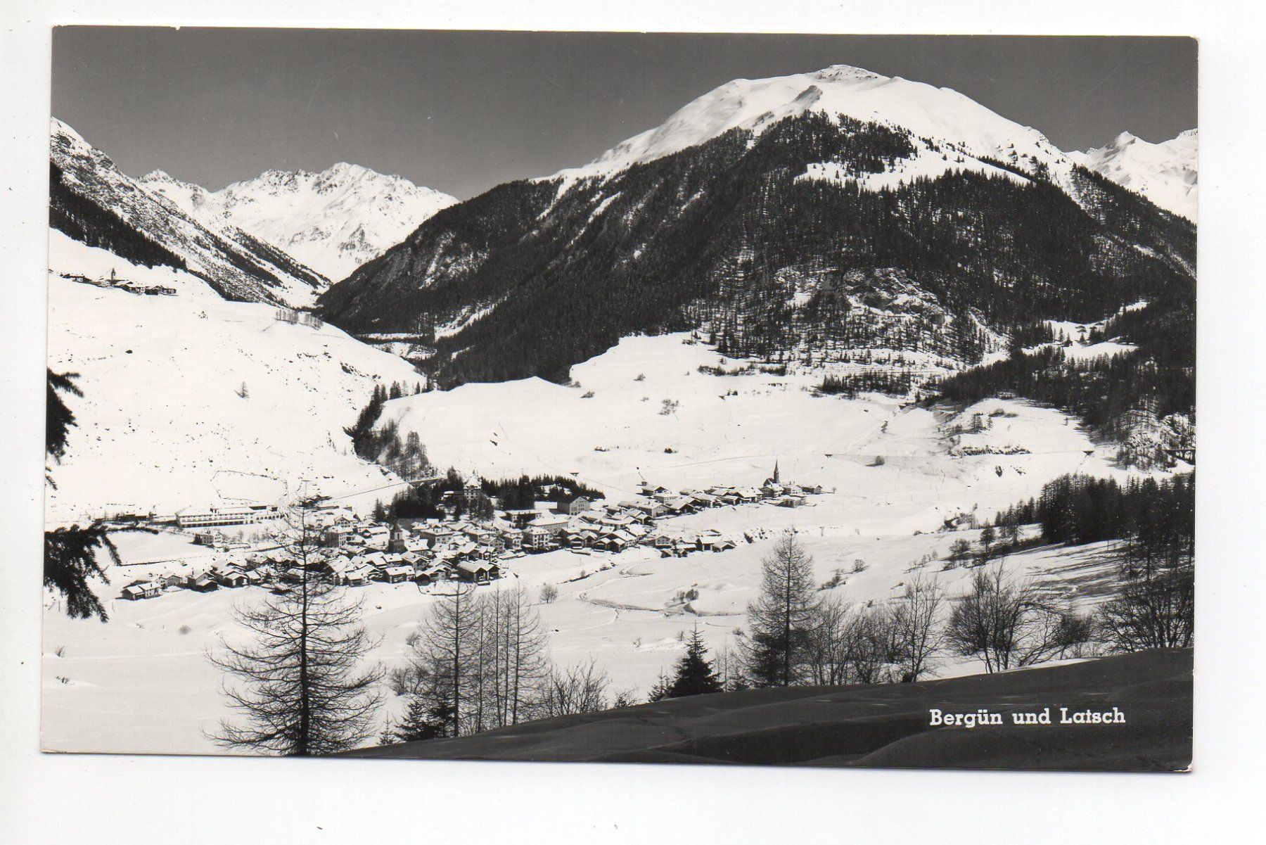Cartoline postali: BERGÜN und Latsch – Usato da Jona venduto da philajona