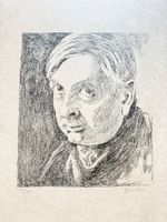 GIORGIO DE CHIRICO - Selbstporträt - Vintage-Lithografie