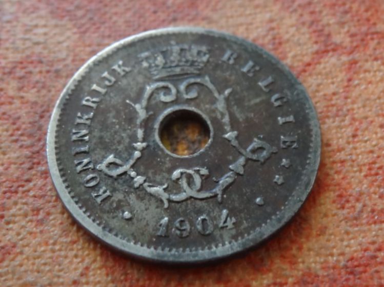 Tutti le monete: BELGIQUE  5  Centimes  1904 – Usato da Romanel-sur-Lausanne venduto da Swift13 1