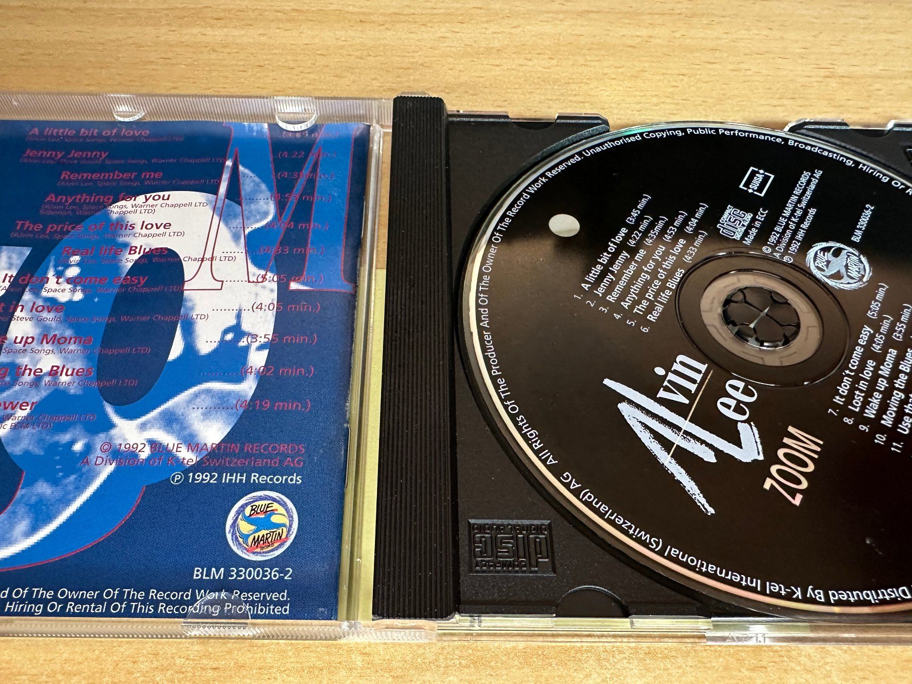CD: Alvin Lee – Zoom – Usato da Rikon im Tösstal venduto da Alpenmutz 2