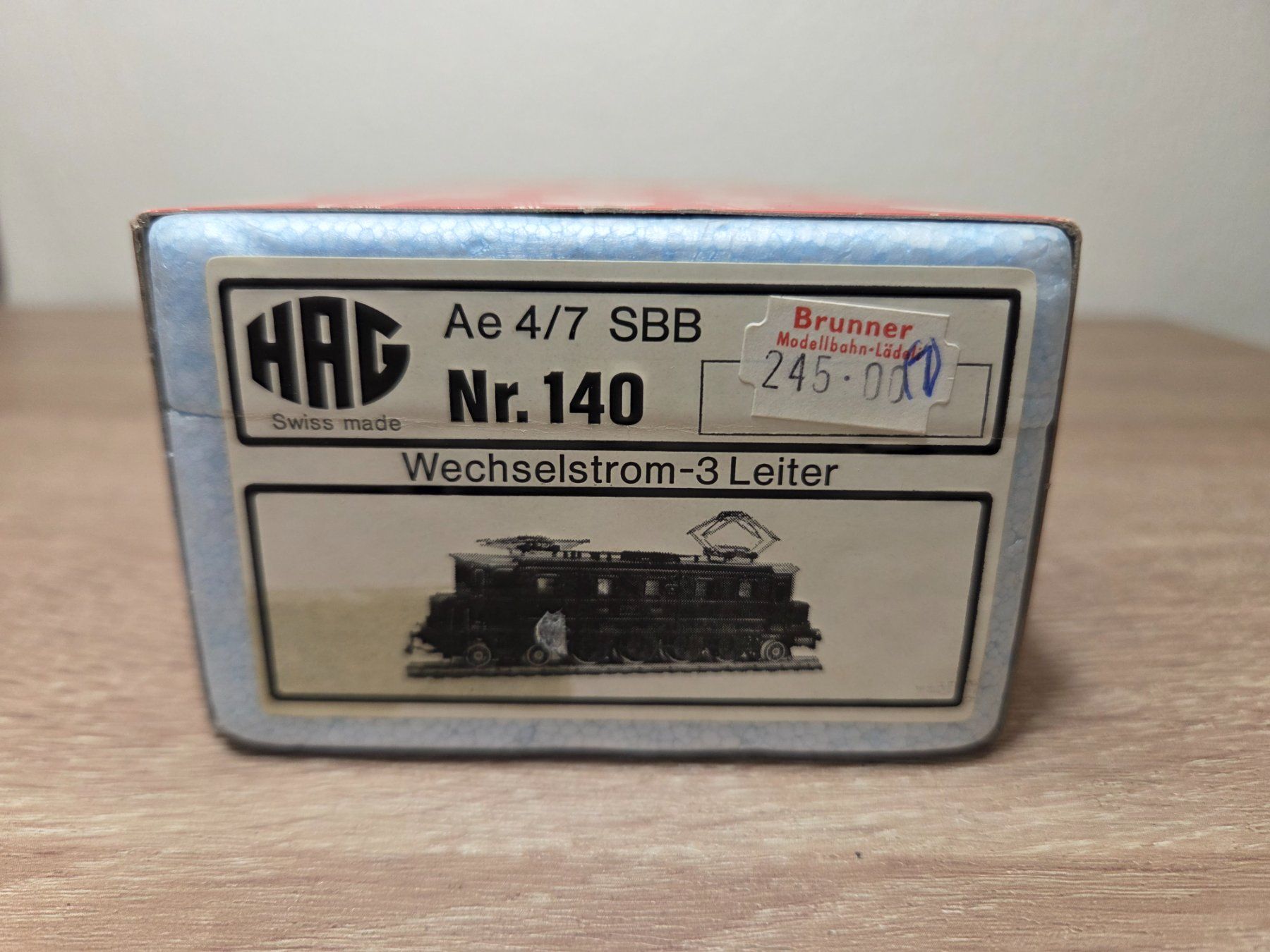 Hag Modellini di ferrovie: Hag 140 E-Lok Ae 4/7 SBB H0 (1) – Usato da St-Aubin-Sauges venduto da Lo_Go 6