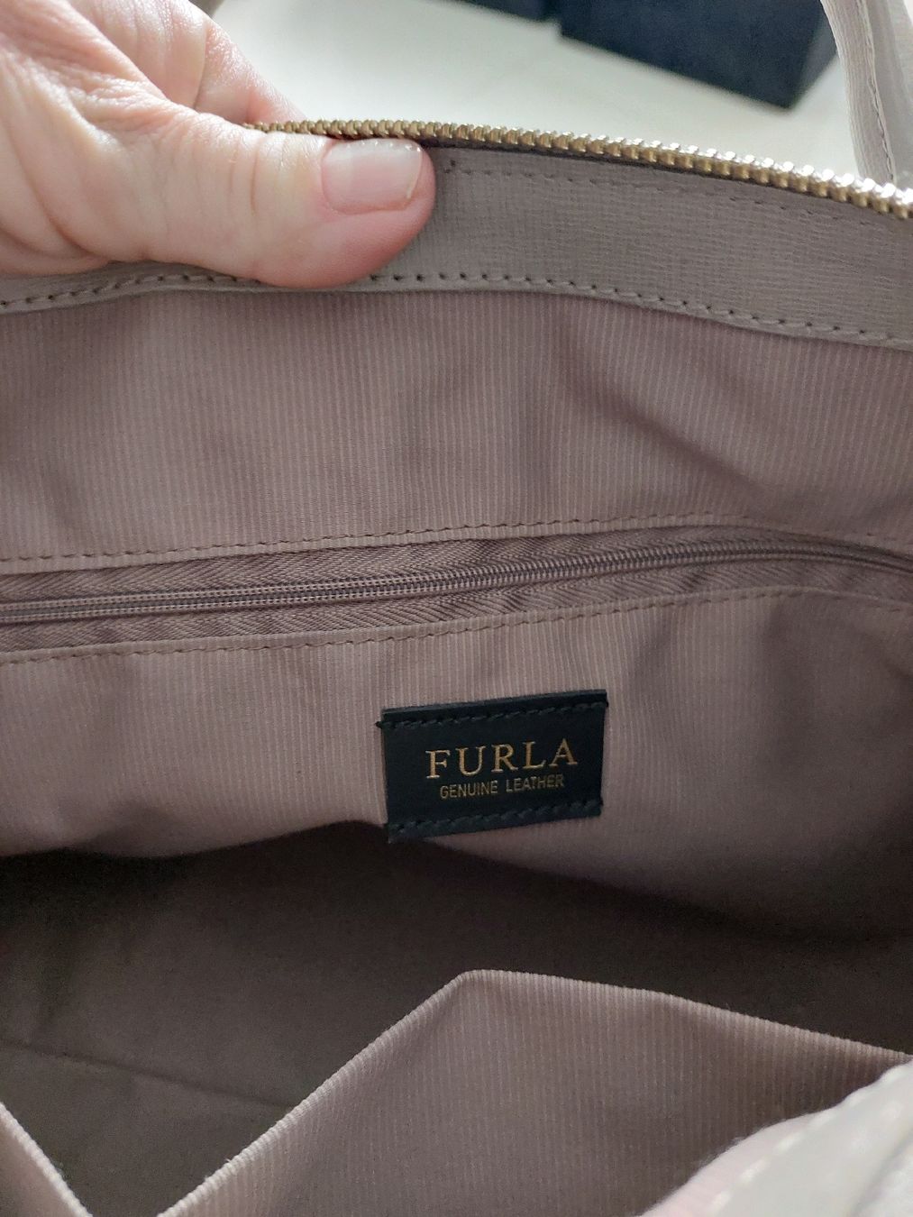 Furla Borse da donna: Sac Furla, gris , cuir véritable – Nuovo (secondo la descrizione) da Formangueires venduto da Fabienne1974 6