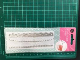 Linien Abschluss Stanzformen Cutting DIE Set Nr. 2 Stanzen