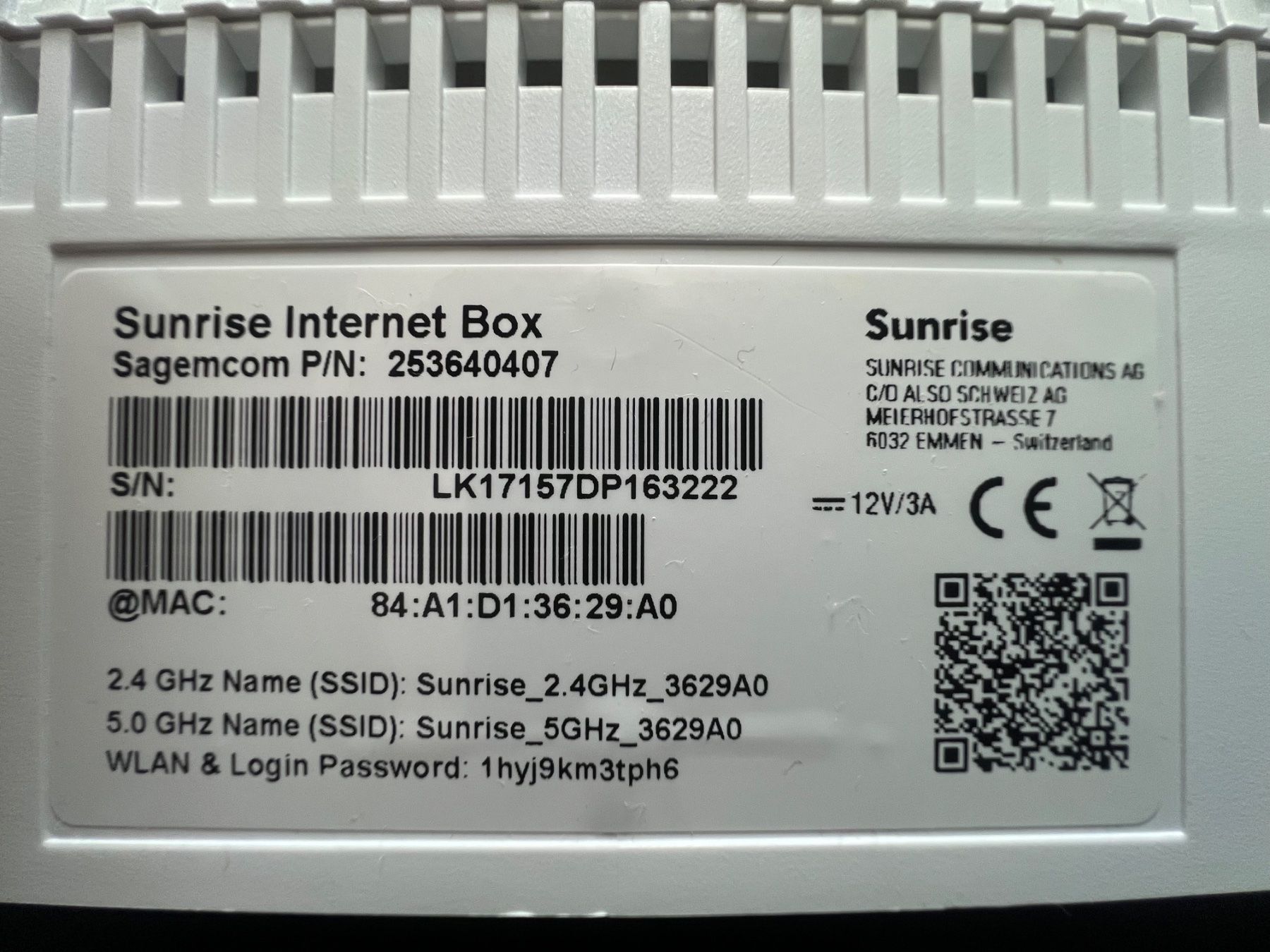 Sunrise Modems & Router: Sunrise Router – Gebraucht aus Zürich von adapters 2