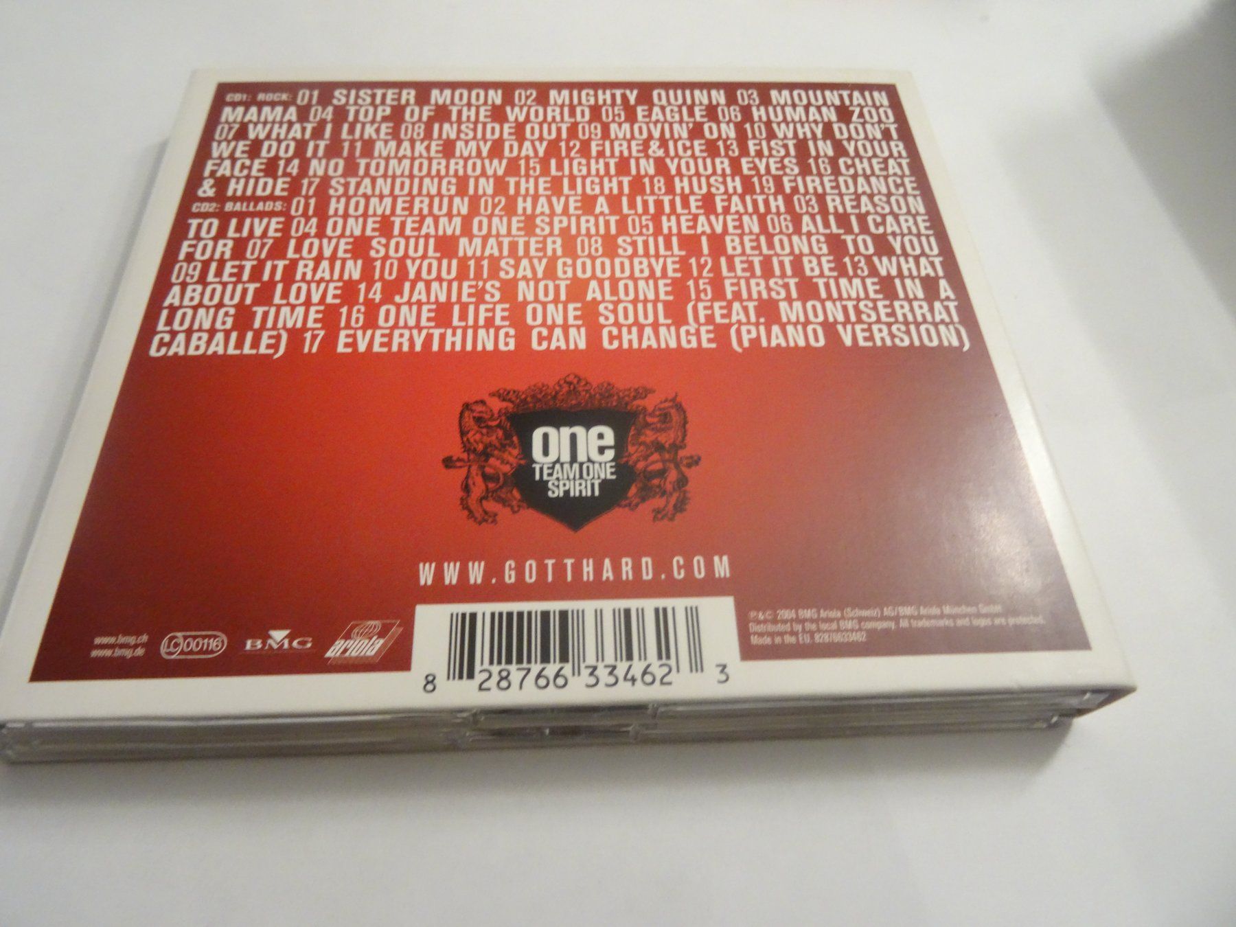 CD: Gotthard - One Team One Spirit CD – Usato da Olten venduto da Disc-Ausverkauf 1