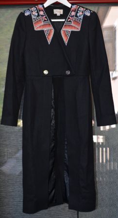 Temperley Mantel / manteau 100 % Wolle / laine 36/38