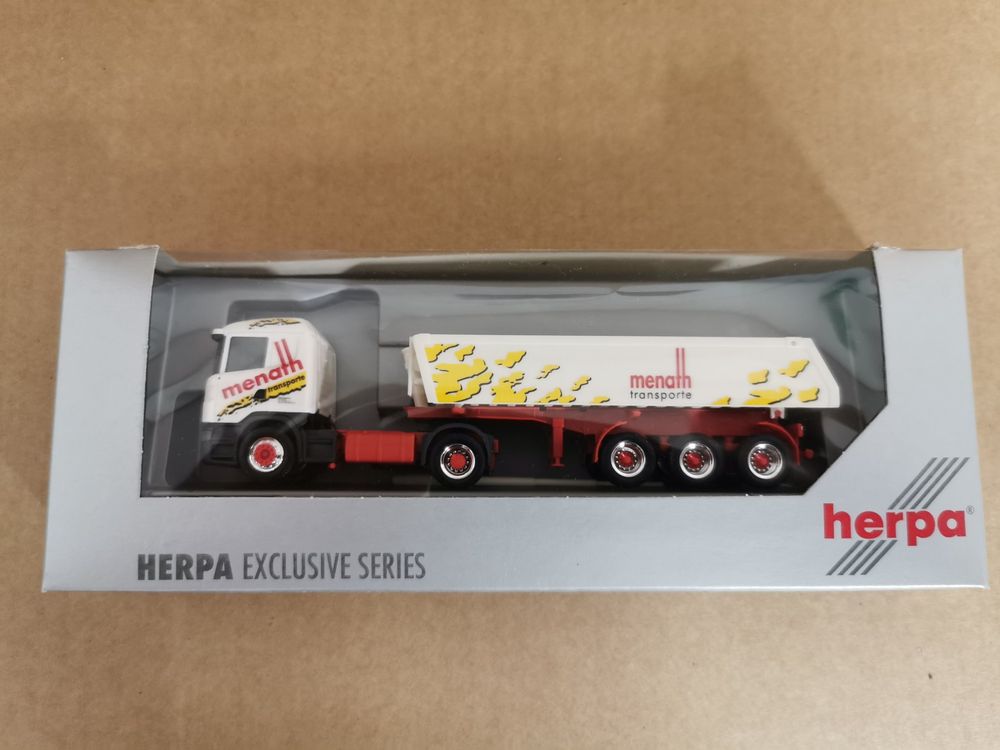 Herpa Scania Menath Transporte Kipper 