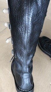 Herrenschuhe: Biker Stiefel handgefertigt Gr. 42.5 – Gebraucht aus Zollikon von Chica13.11. 4