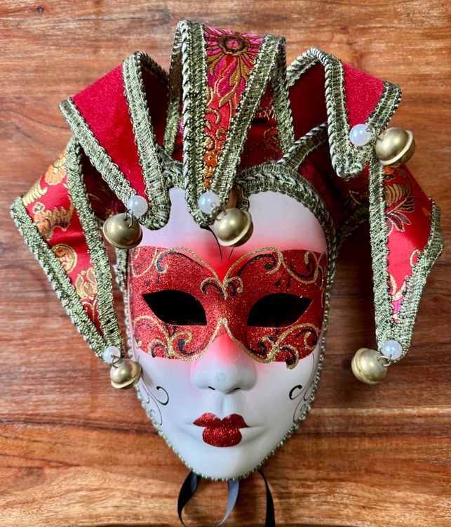 Orig. Maske aus Venedig. Jokermaske. 10 jährig Kaufen auf Ricardo