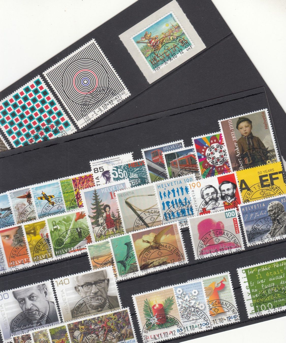 Tutti i francobolli: CH Ausgaben 2010 mit ET – Usato da Bürglen TG venduto da StampGraf