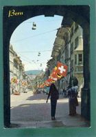 Bern, Blick in die Kramgasse, belebt,ungelaufen, Grossformat