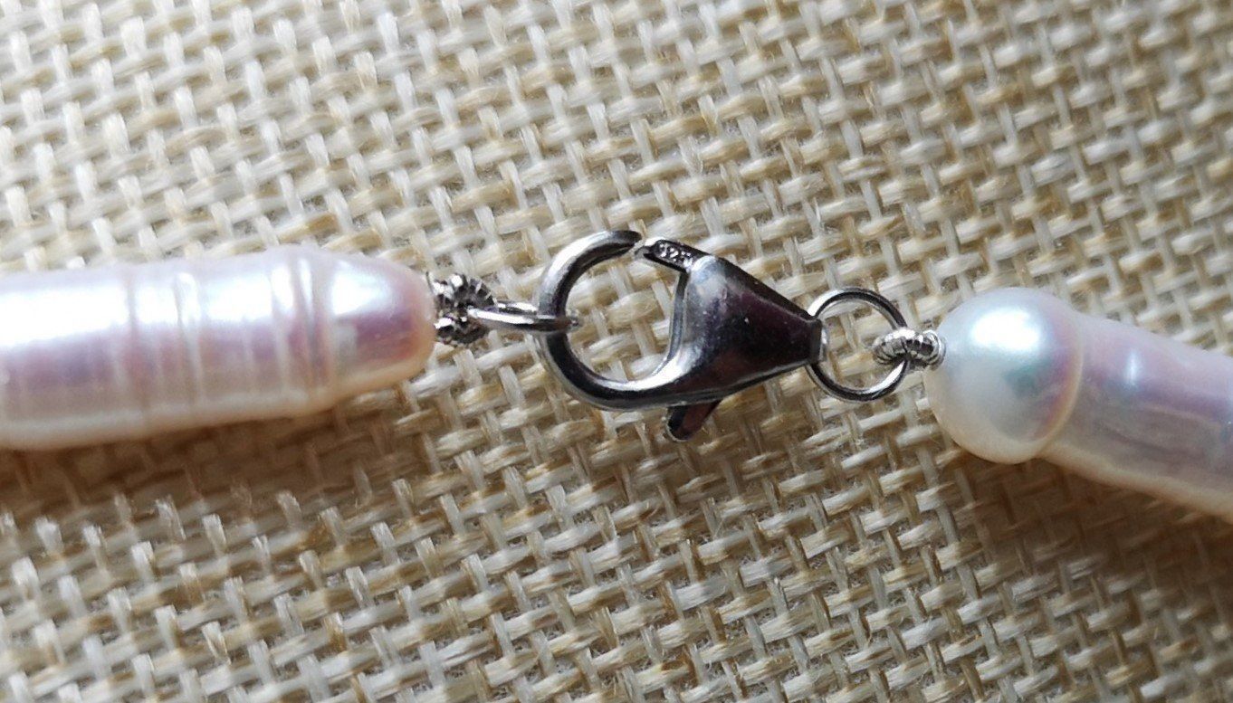 Catenine: Süsswasserperle Kette, Stäbchen, 48cm – Nuovo e nell'imballaggio originale da Rümlang venduto da 21f 1