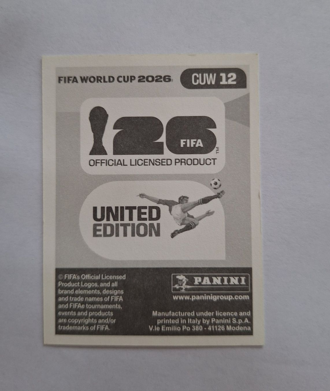 Panini Sammelbilder & Trading cards: Panini Leandro Bacuna CUW 12 – Neu (gemäss Beschreibung) aus Romanens von Crocette 1