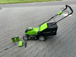 Rasenmäher Greenworks Akku