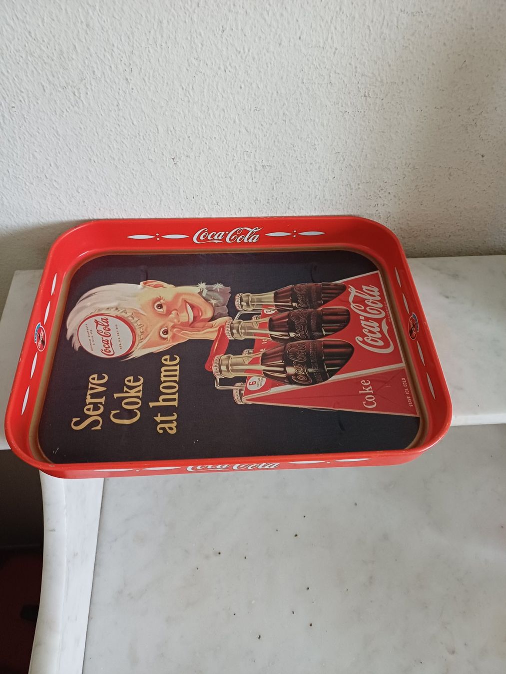 Piatti di portata: Vintage Coca-Cola Serviertablett Servierbrett mit Sprite-Boy – Usato da Marly venduto da rol_7mgj 5