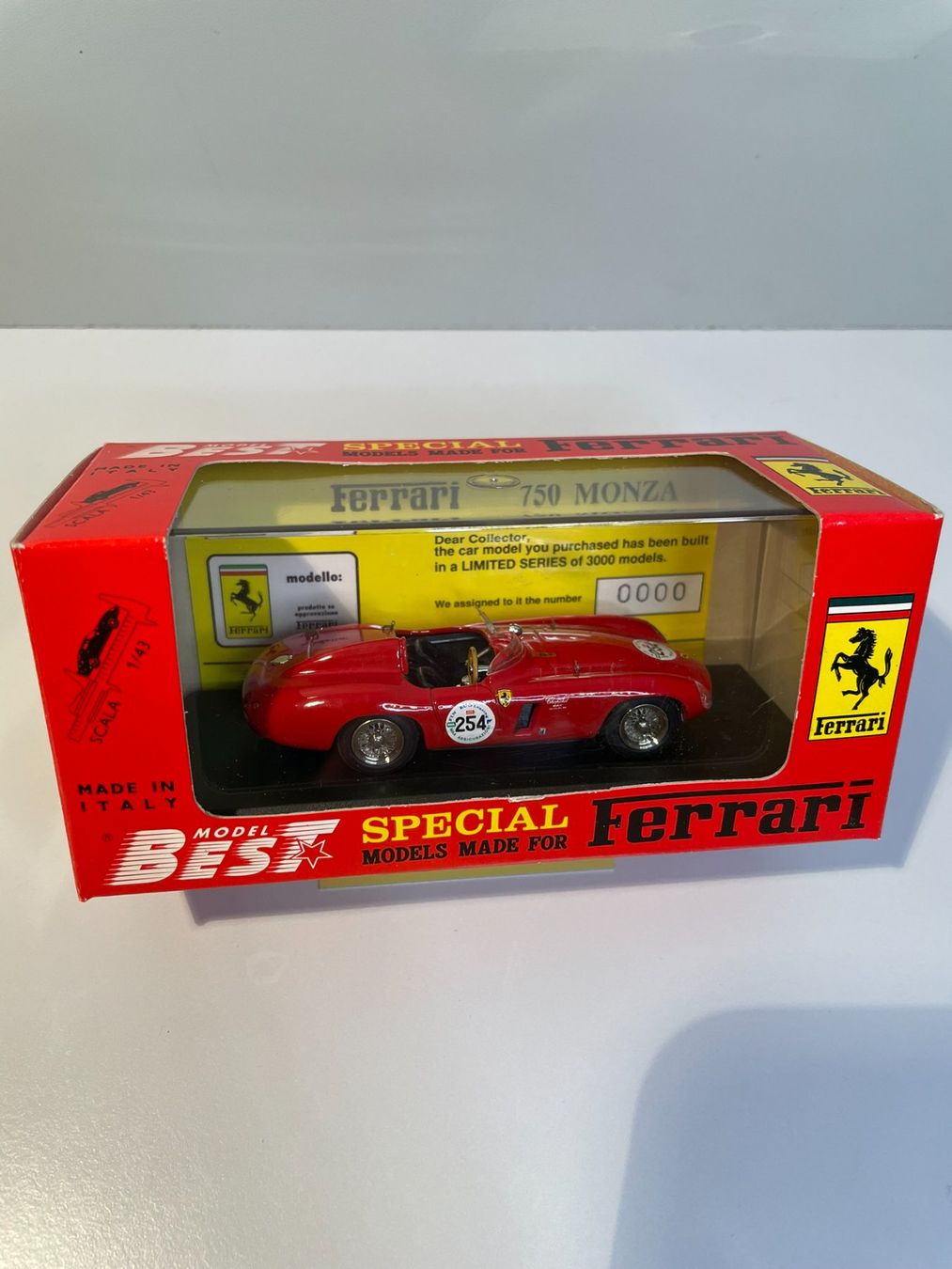 Modellini d'auto: Best Model Ferrari 750 Monza 1:43 – Nuovo e nell'imballaggio originale da Bättwil venduto da Samuel_Wyss