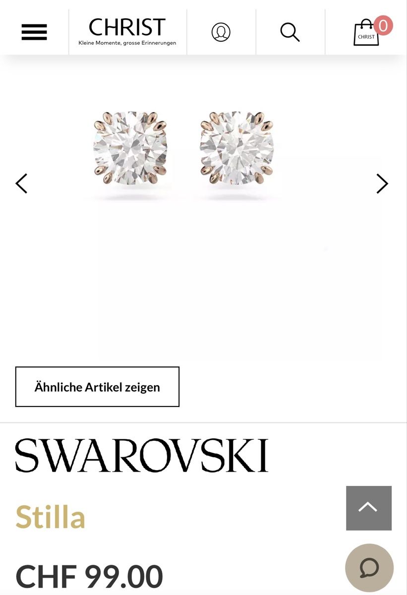 Swarovski Orecchini pendenti & Orecchini a lobo: Ohrstecker Swarovski Stilla – Nuovo (secondo la descrizione) da Pfaffnau venduto da M_LU