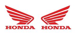 Honda Aufkleber Sticker links-rechts rot (Art. 5220)