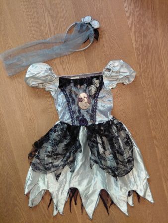 Halloween Kostüm Geisterbraut Gr. 128