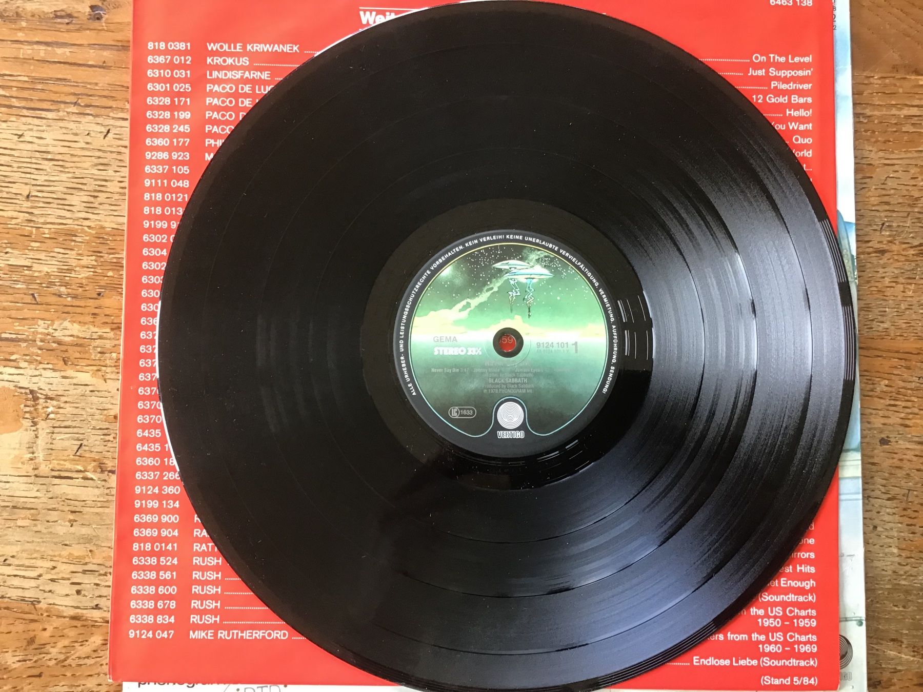 Dischi in vinile: LP Black Sabbath – Usato da Fully venduto da Ruby97 4