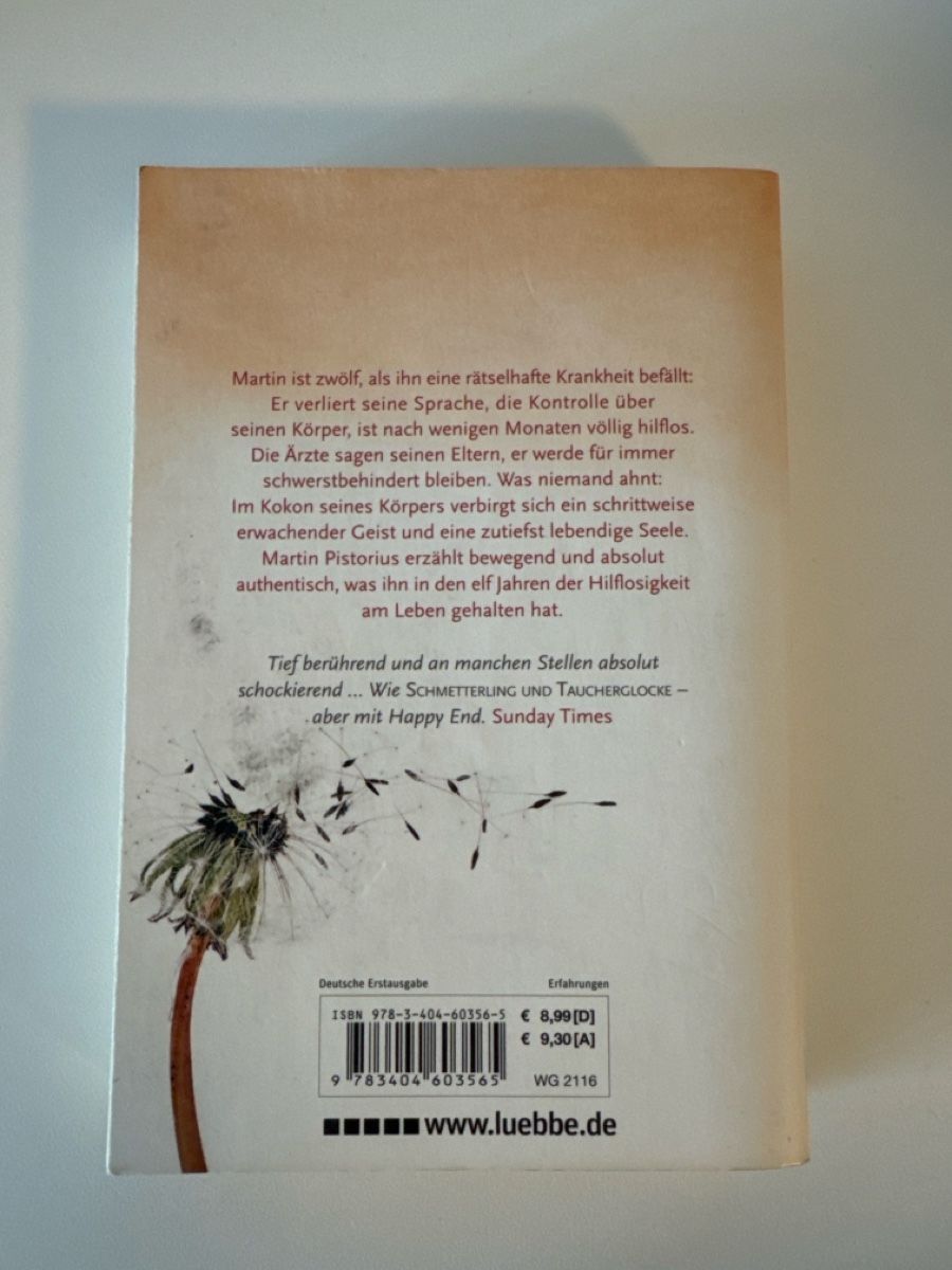 Libri: "Als ich unsichtbar war" - Martin Pistorius – Usato da Bülach venduto da sunshiine_ 1