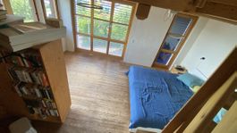 Holzboden aus 2 cm Tannenriemen 20 m2