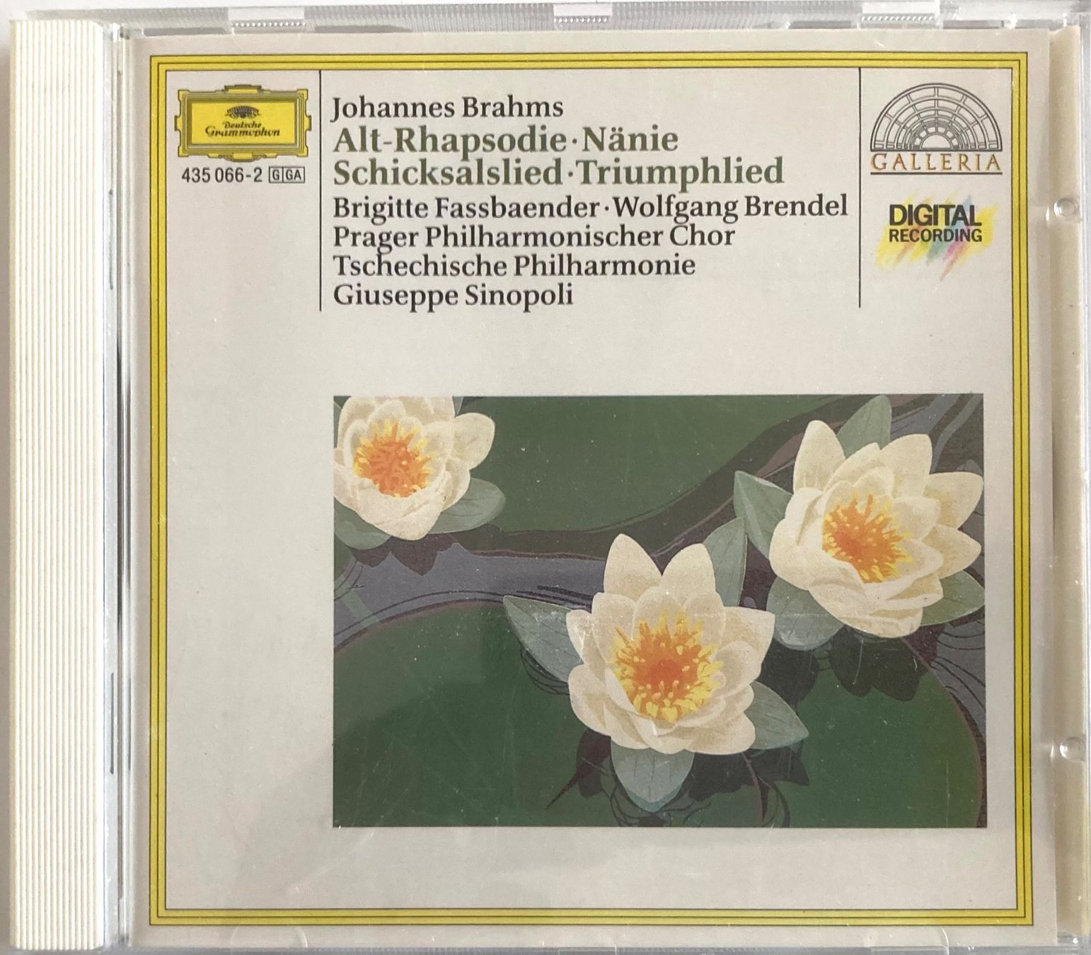CDs: JOHANNES BRAHMS..... - ALT-RHAPSODIE..... – D'occasion à Poliez-Pittet par Newtown-Records