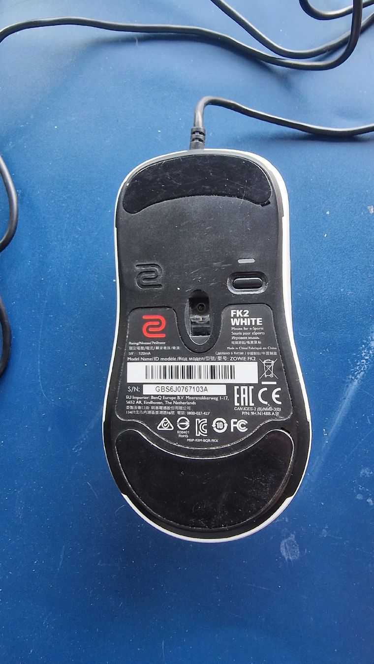 Maus: Zowie FK2 WHITE Mouse – Gebraucht aus Nyon von PMargarido 1
