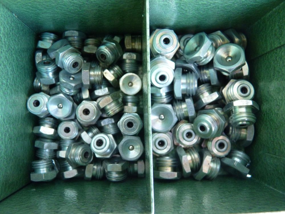 Schmiernippel-Sortiment 310-teilig - SAE Und Metrisch Mit Fettkappen