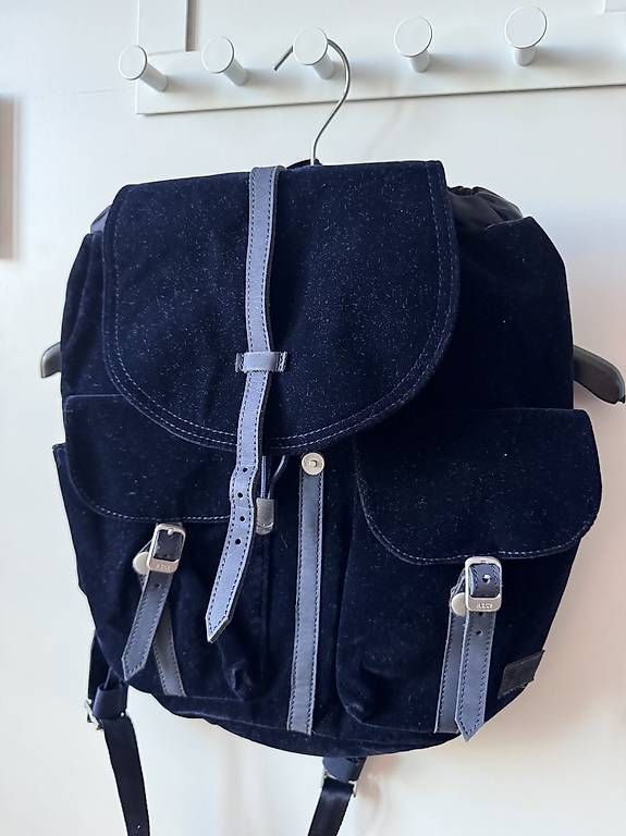 Zaini: Herschel Rucksack dunkelblau / Samt-Look – Usato da Zürich venduto da mar_lwx5